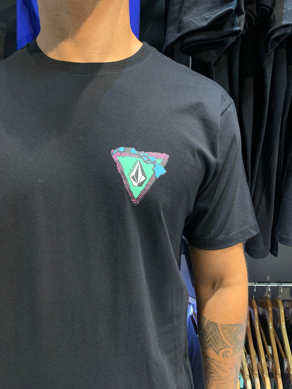 Camiseta Volcom Hi Loops Preto