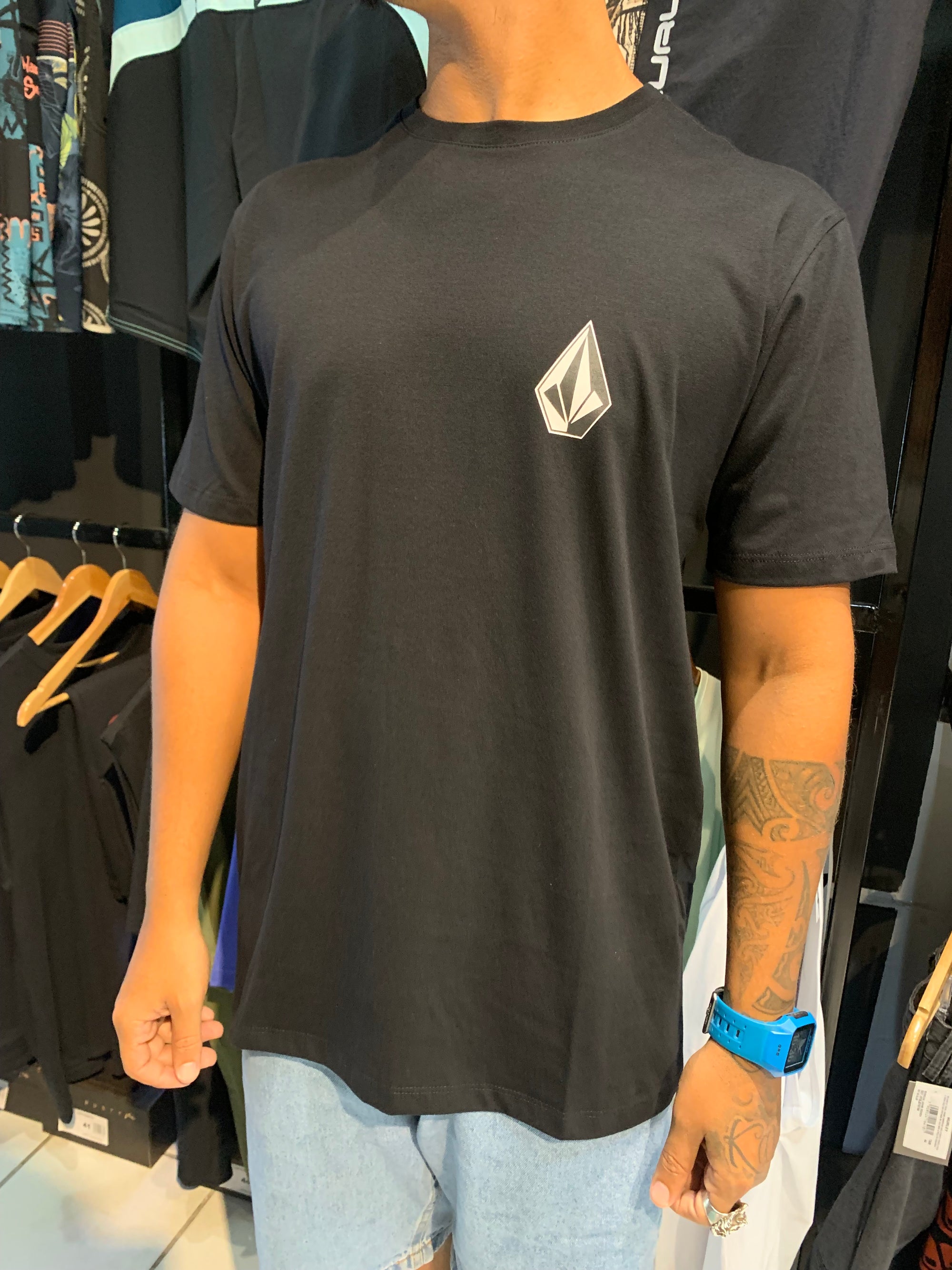 Camiseta Volcom Iconic Preto