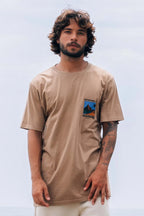 Camiseta Billabong M/C Post Cards I Marrom