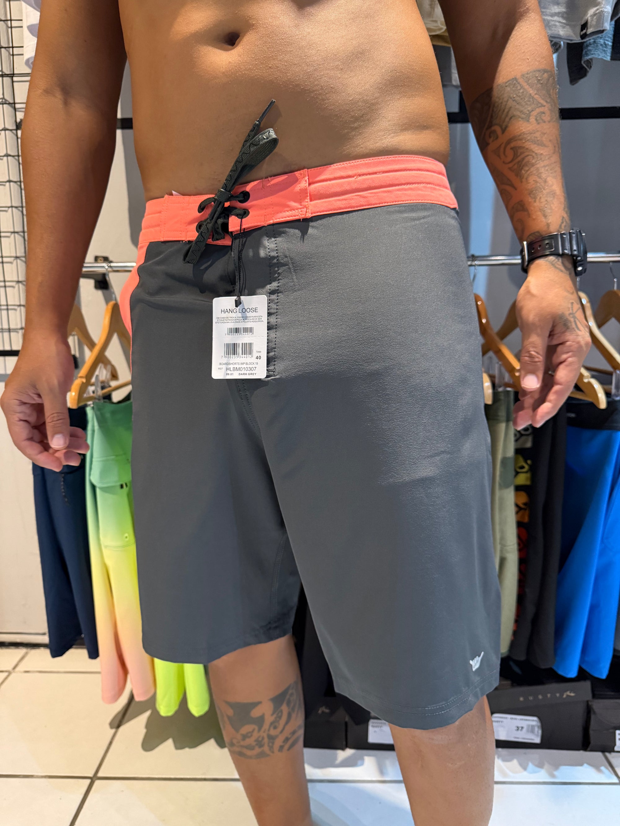 Boardshort Hang Loose Block