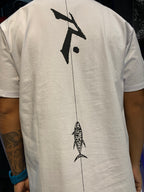 Camiseta Manga Curta branca Rusty Fish