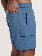 SHORTS AZUL HANG LOOSE BYRON