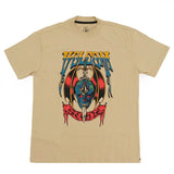 Camiseta Volcom Comfort World Weapon Bege