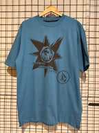 Camiseta Comfort Fit Volcom Stone Face Azul
