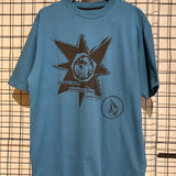 Camiseta Comfort Fit Volcom Stone Face Azul