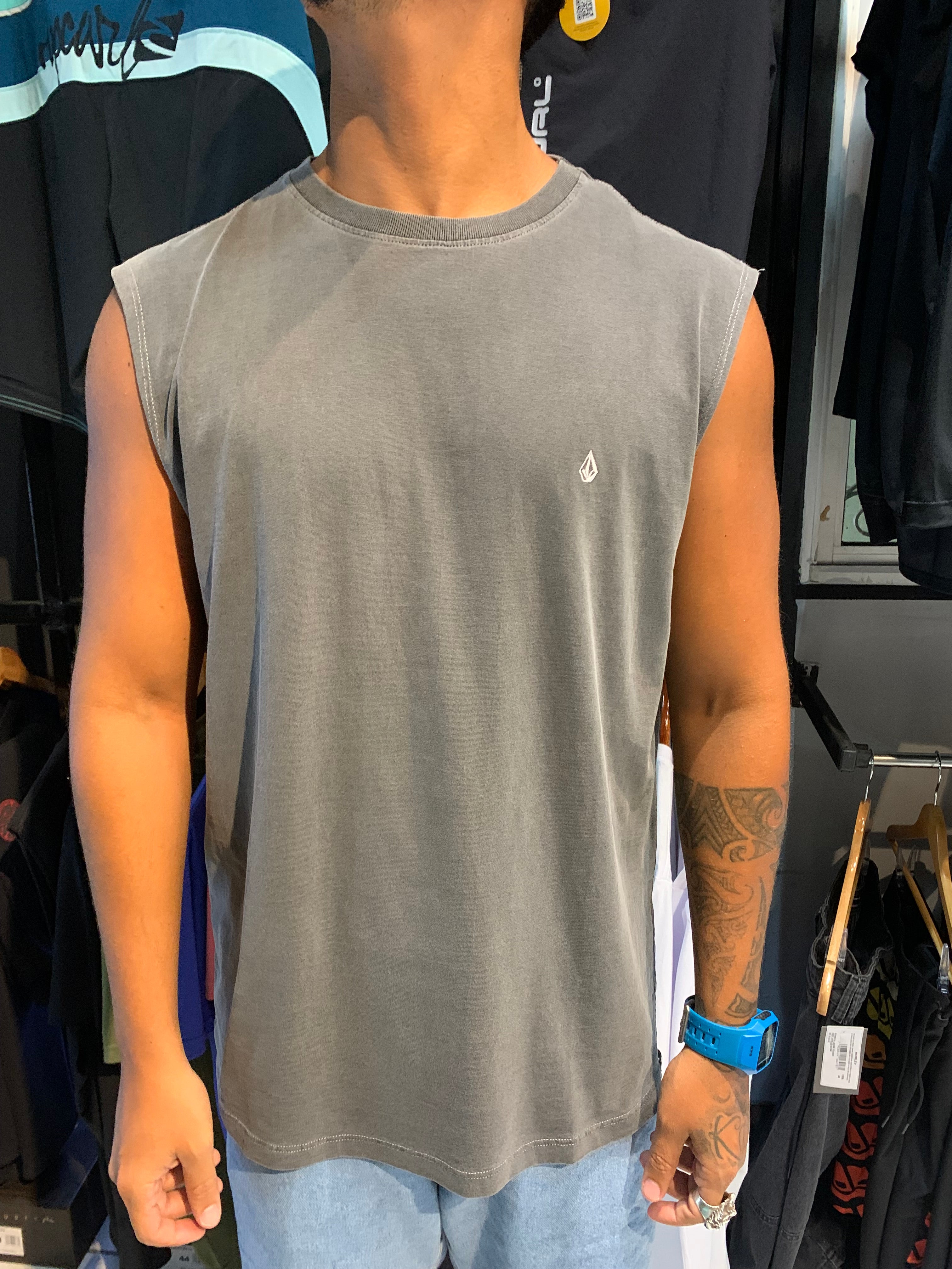 Regata Volcom Solid Stone Preto