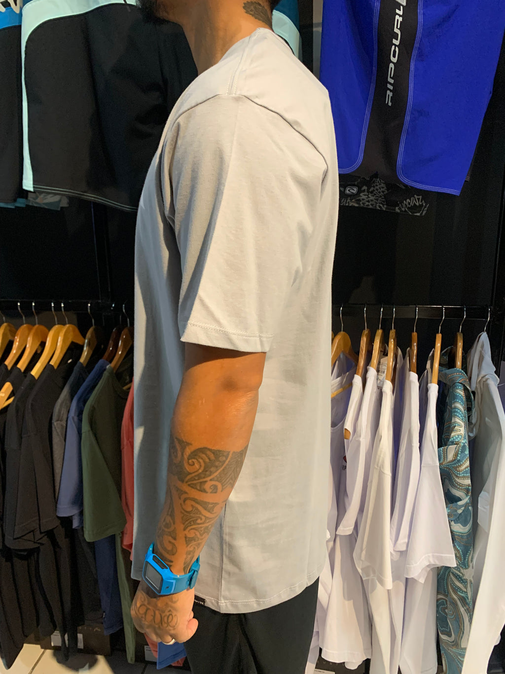 Camiseta Manga Curta Cinza Hurley O&O