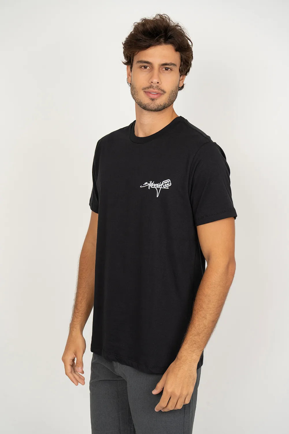 Camiseta Billabong M/C Bracket Script Preto