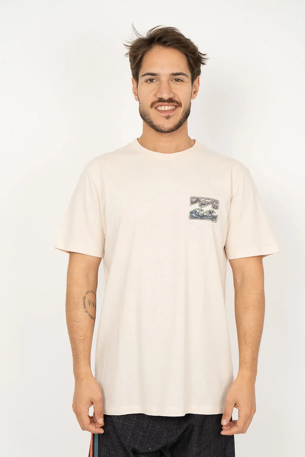 Camiseta Billabong M/C Crayon Wave I Areia