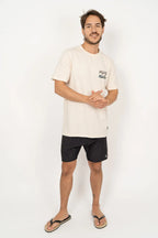 Camiseta Billabong M/C Crayon Wave I Areia