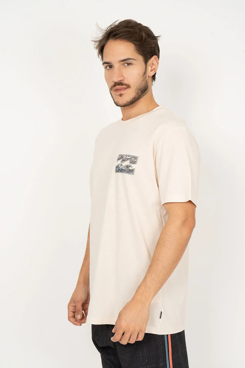 Camiseta Billabong M/C Crayon Wave I Areia