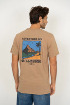 Camiseta Billabong M/C Post Cards I Marrom