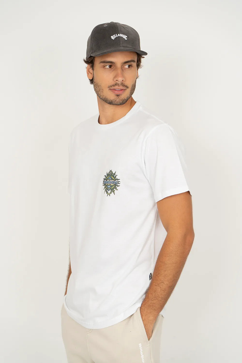 Camiseta Billabong M/C Solar Flare Branca