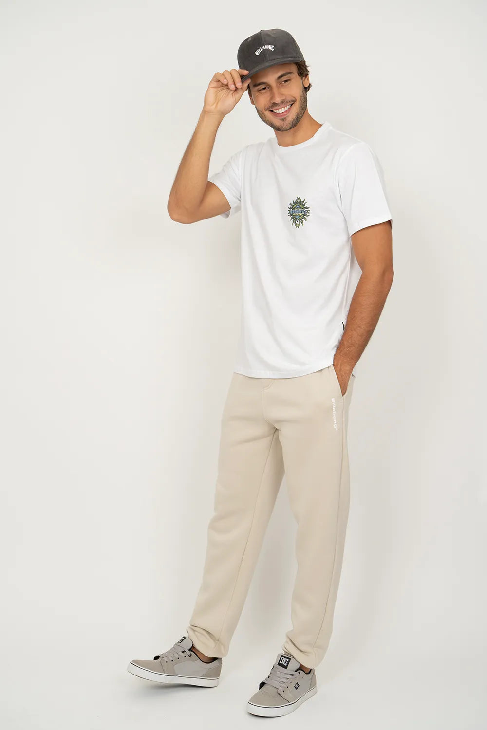 Camiseta Billabong M/C Solar Flare Branca
