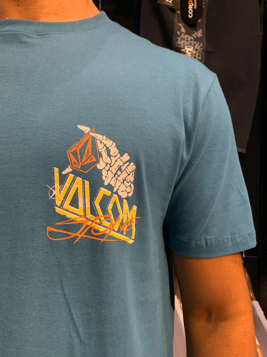 Camiseta Volcom Dropped Azul