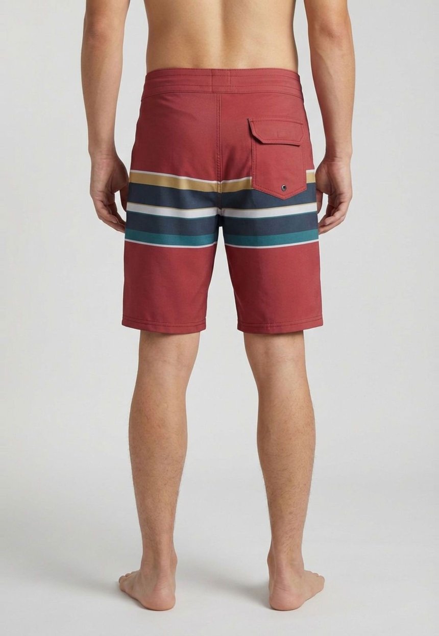 Boardshorts Azul Freelap Vermelho