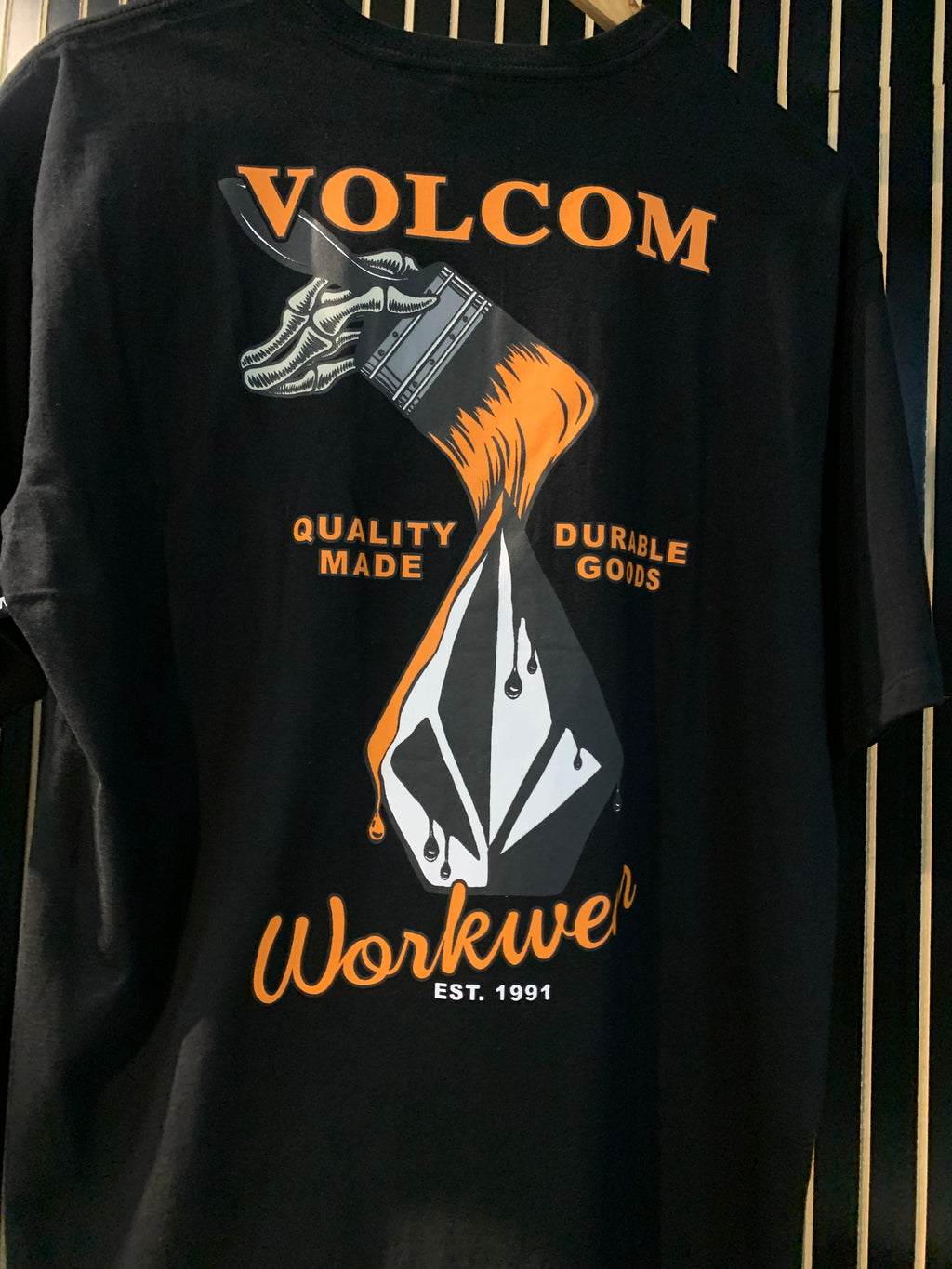 CAMISETA VOLCOM ENAMEL WORKWEAR PRETA