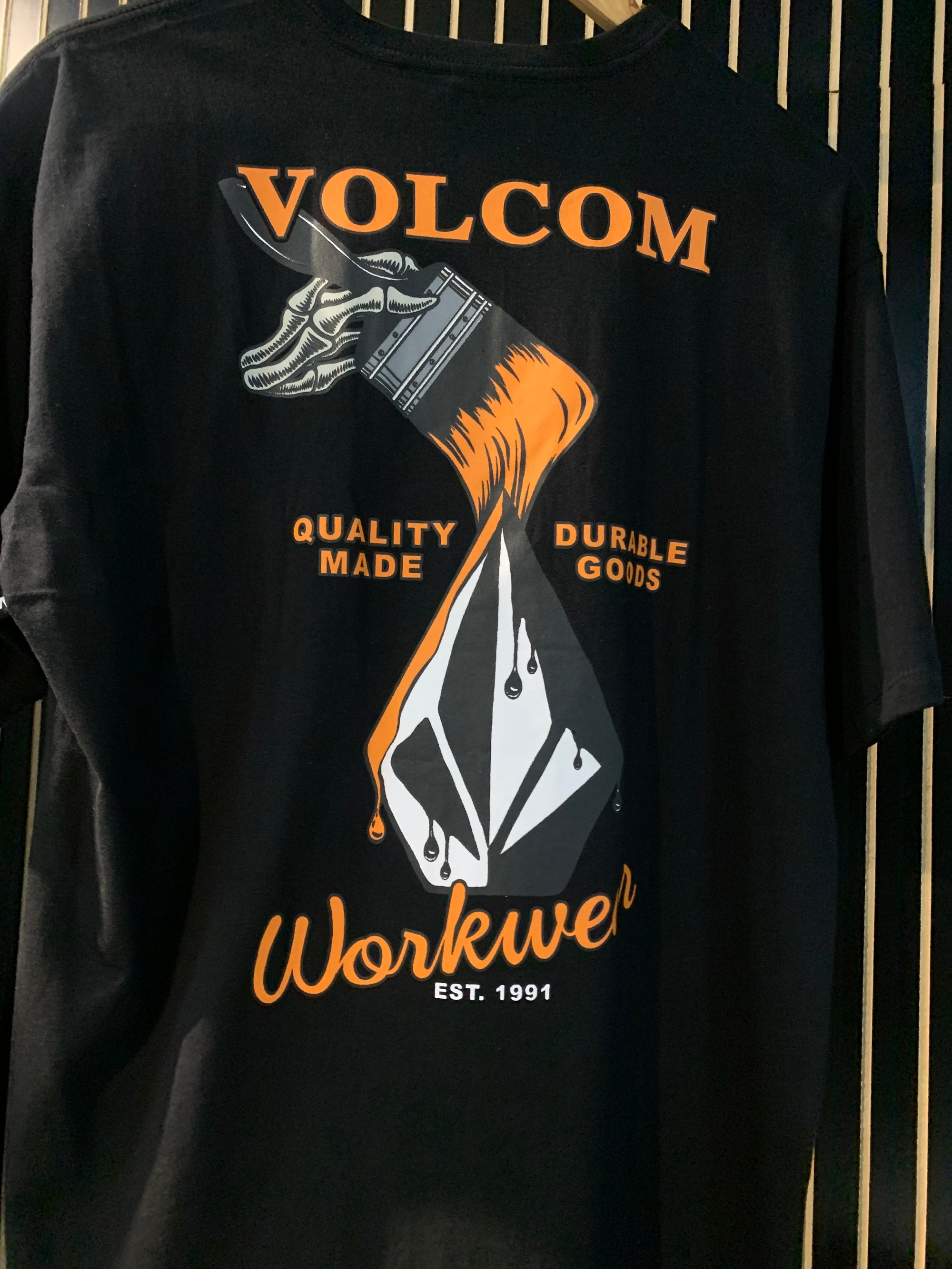 CAMISETA VOLCOM ENAMEL WORKWEAR PRETA