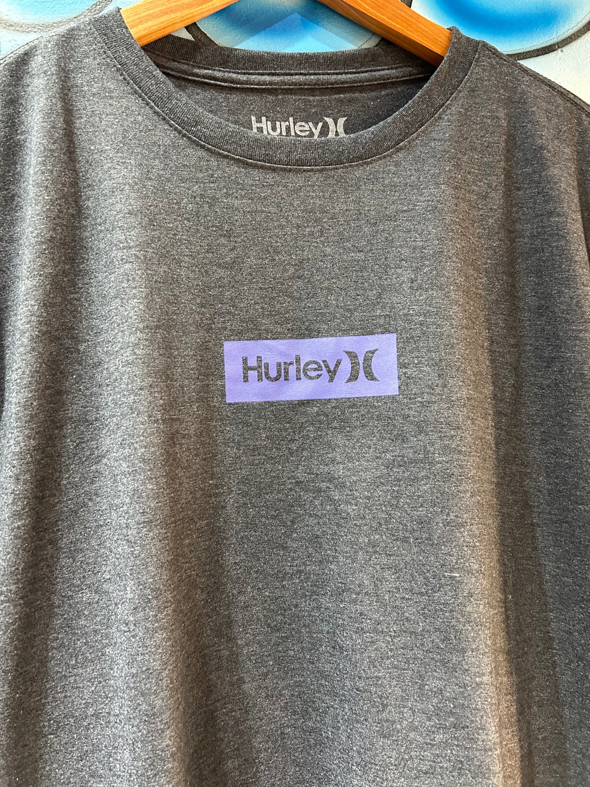 Camiseta Hurley Silk Box Cinza