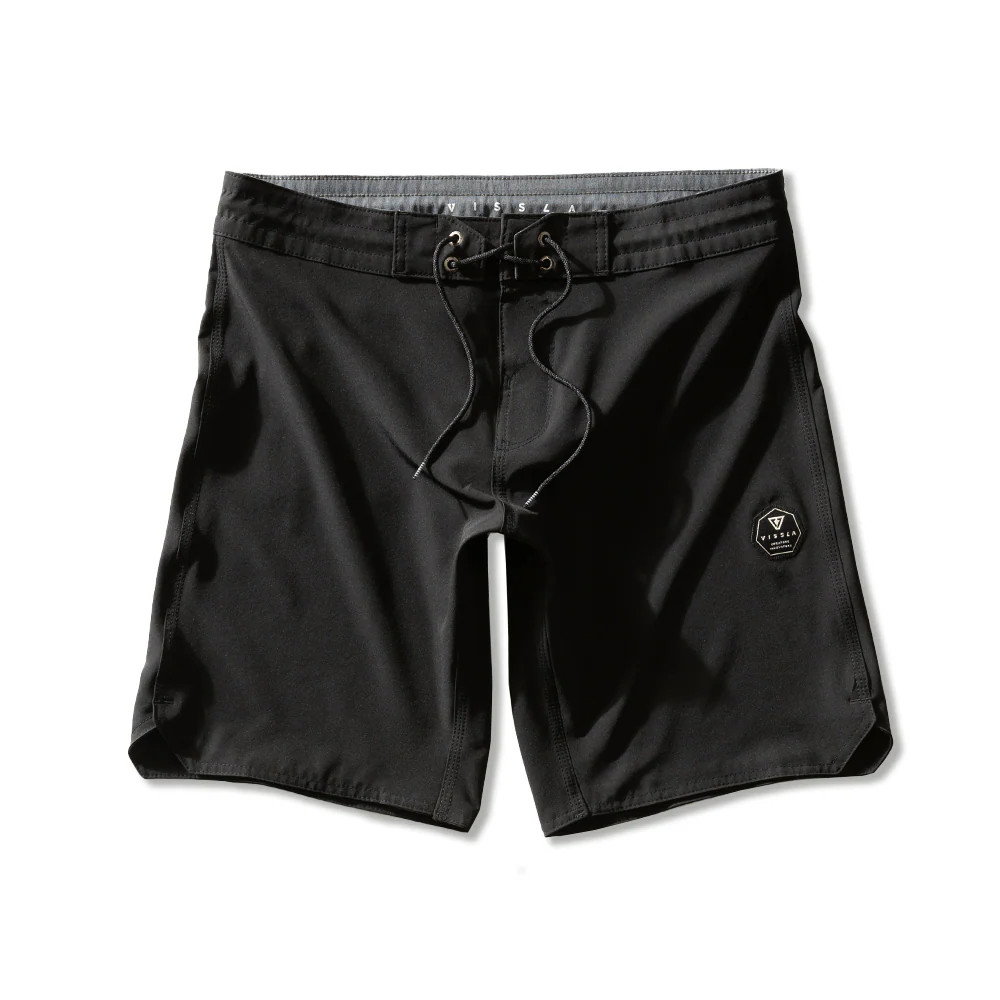 Boardshorts Preto Vissla Solid Sets