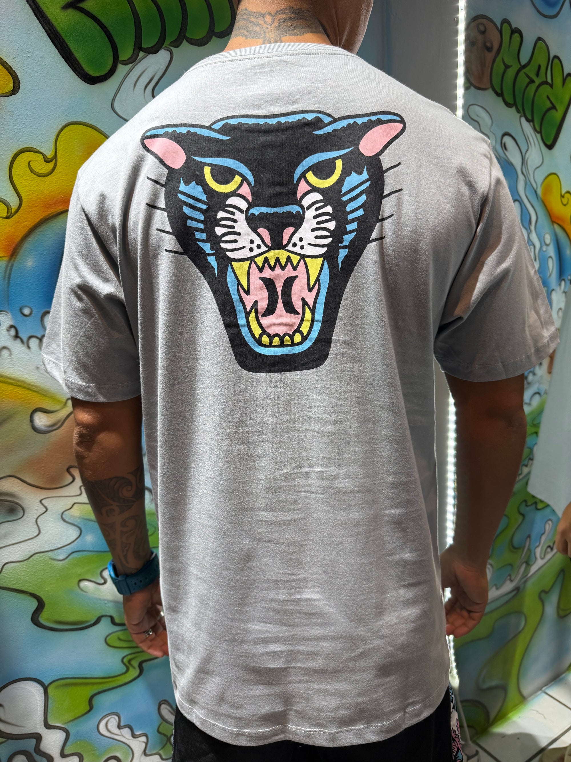 Camiseta Hurley Etam Panther Cinza