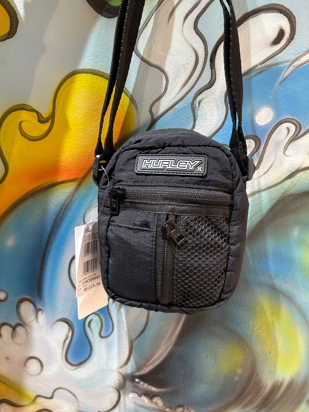 Sholder Bag Hurley Preta Nine Nine