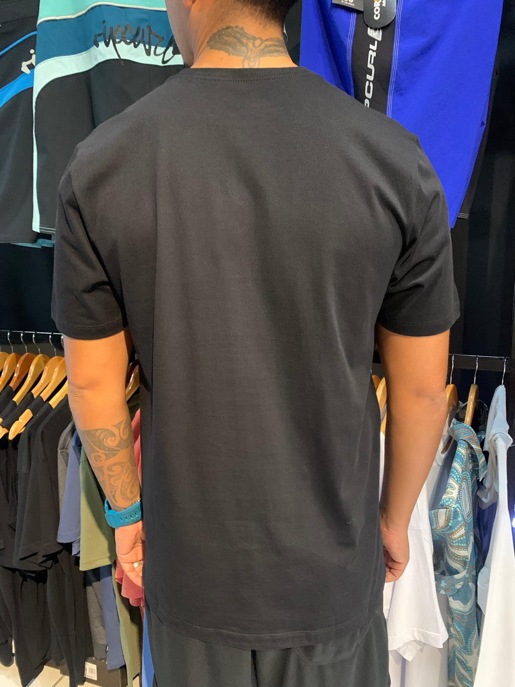 Camiseta Manga Curta Preta Hurley Icon