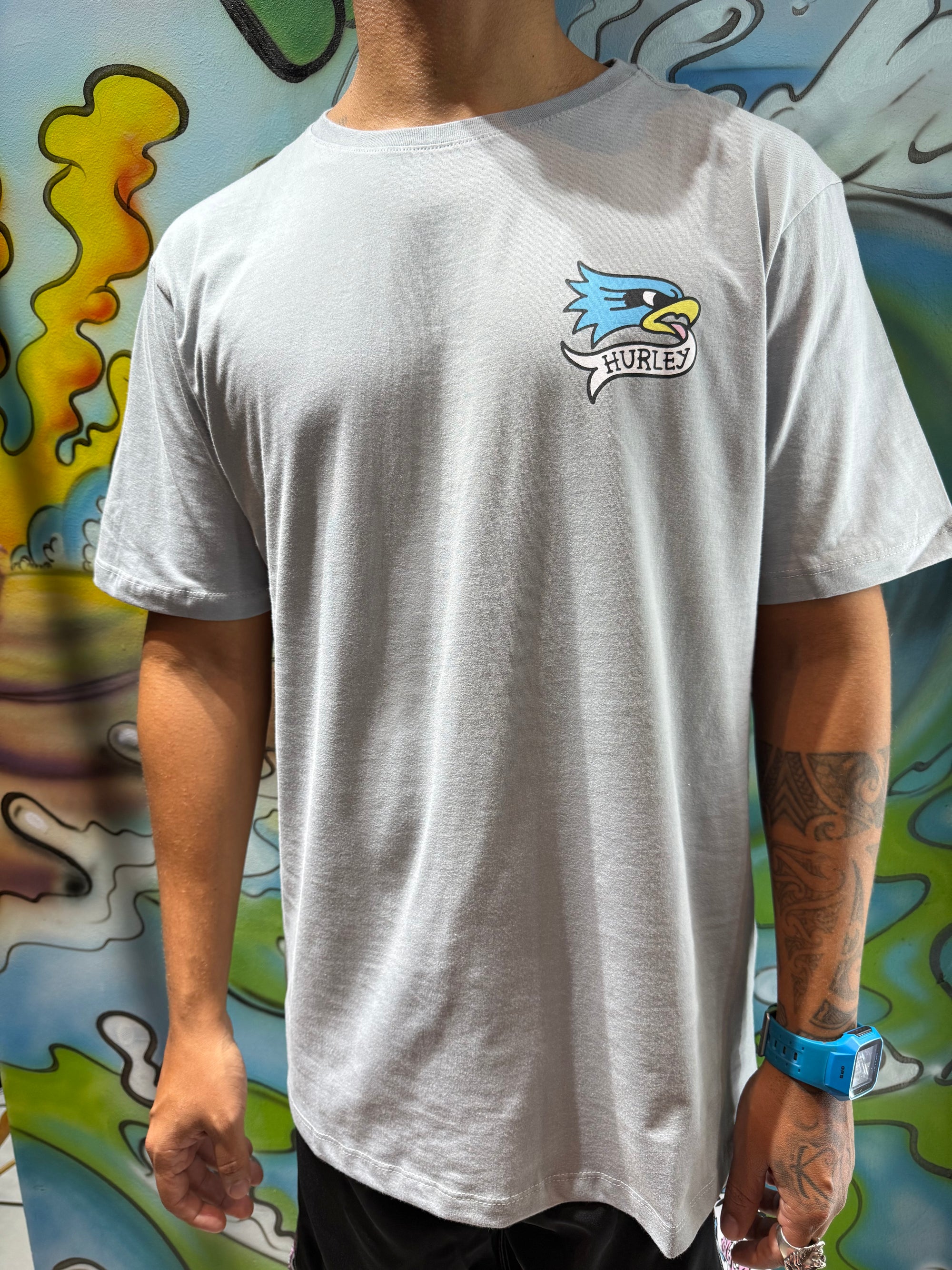 Camiseta Hurley Etam Eagle Cinza