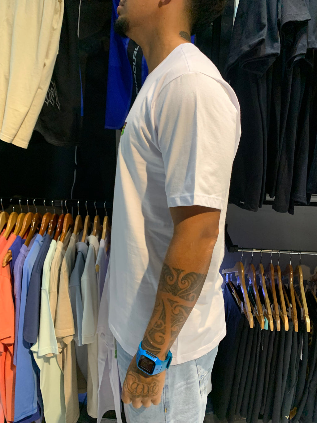 Camiseta Volcom Hi Loops Branca