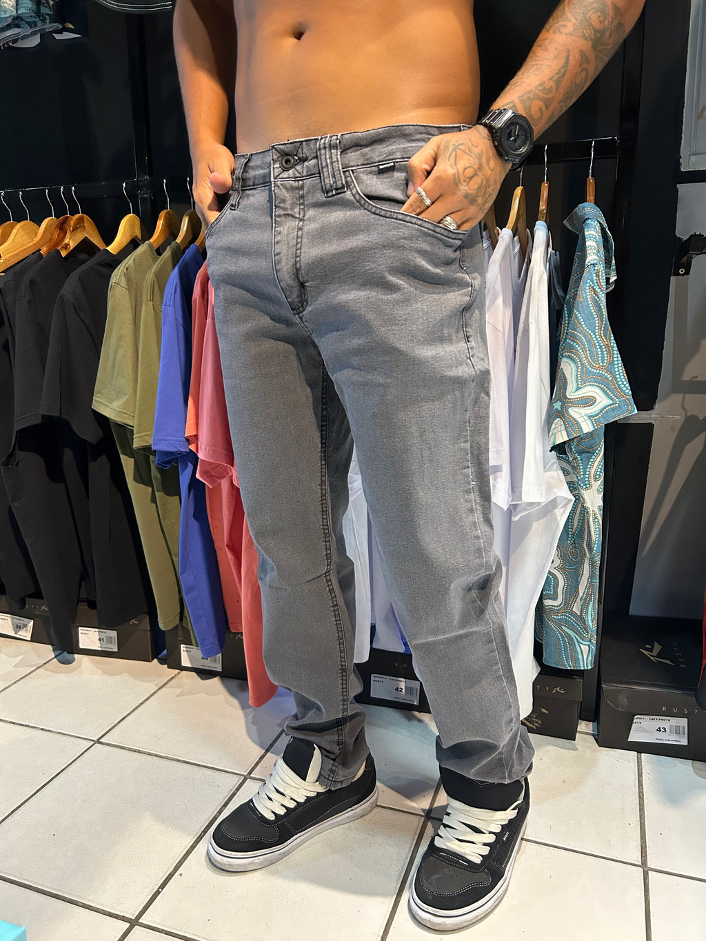 Calça Jeans Hurley Asphalt