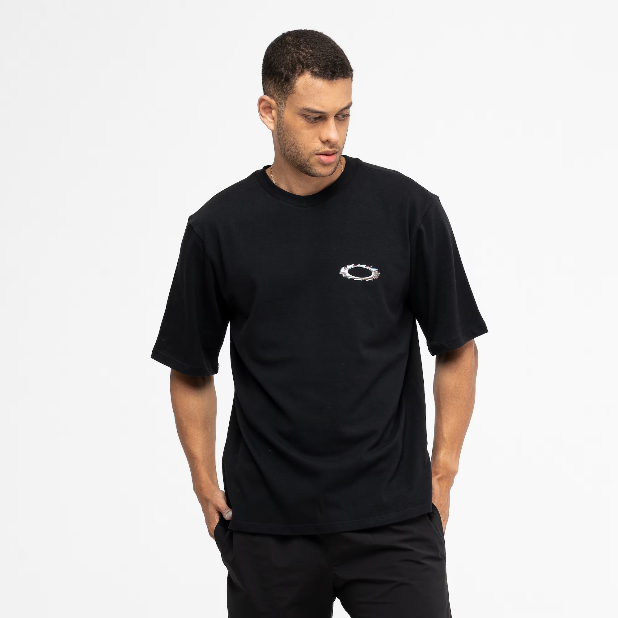 Camiseta Oversized Oakley Ellipse Sharp Metal