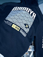 Moletom Canguru Hurley x Shibuya Escama Preto