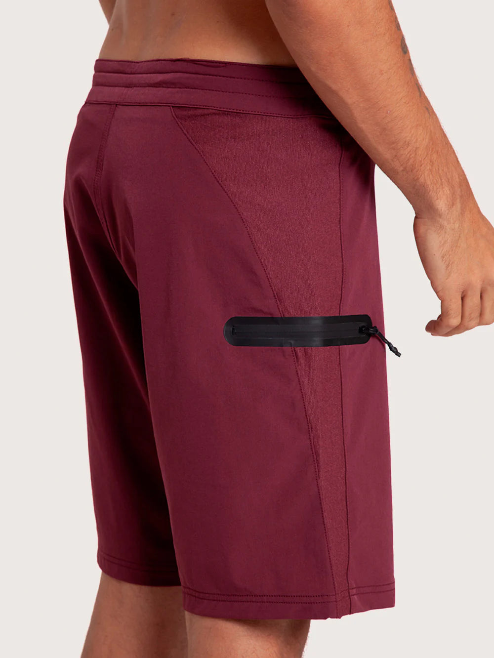 Boardshorts 19” Burgundy Hang Loose Texture