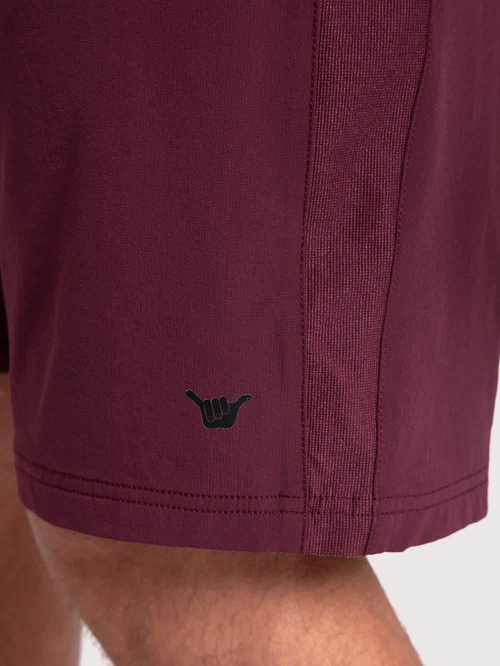 Boardshorts 19” Burgundy Hang Loose Texture