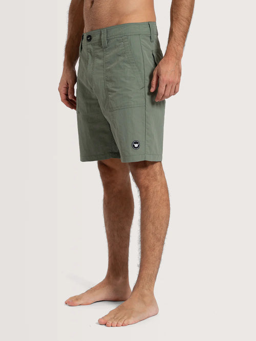 Bermuda Híbrida Verde Hang Loose Natty
