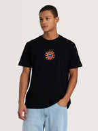 Camiseta Manga Curta Preta Hang Loose Genuine