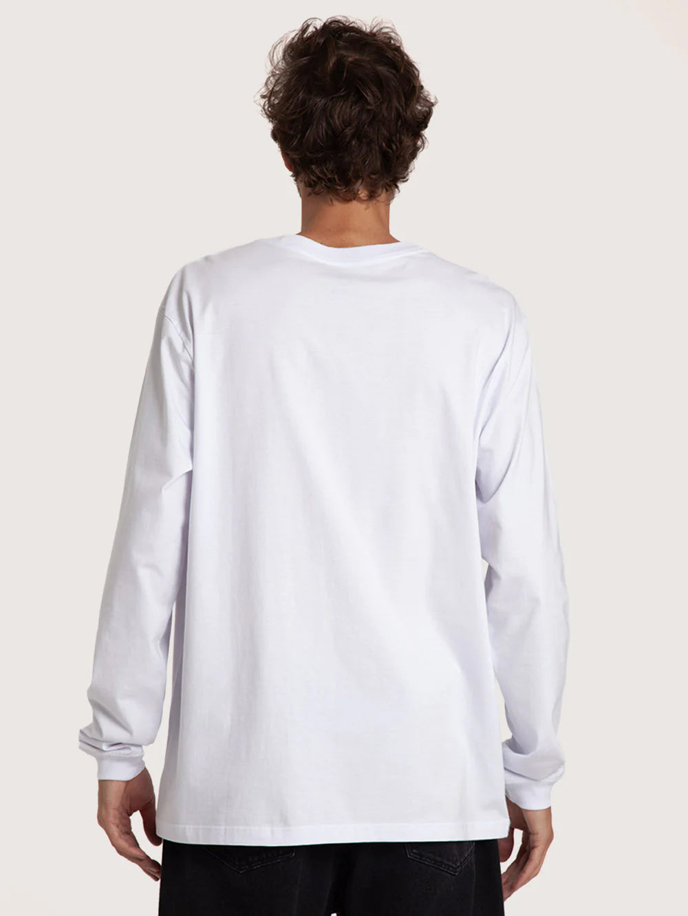 Camiseta Manga Longa Branco Hang Loose Logo