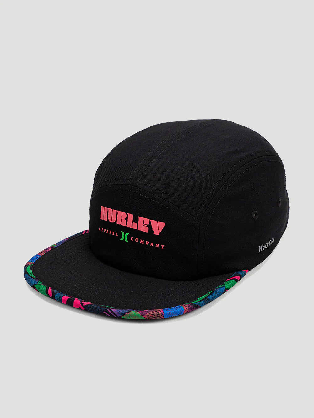 Boné Hurley Aba Reta Five Panel H2O-DRI Preto Five Noise