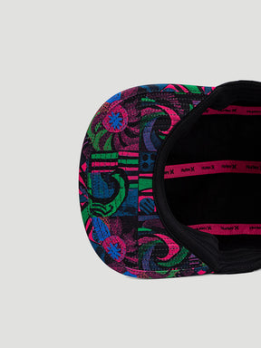 Boné Hurley Aba Reta Five Panel H2O-DRI Preto Five Noise