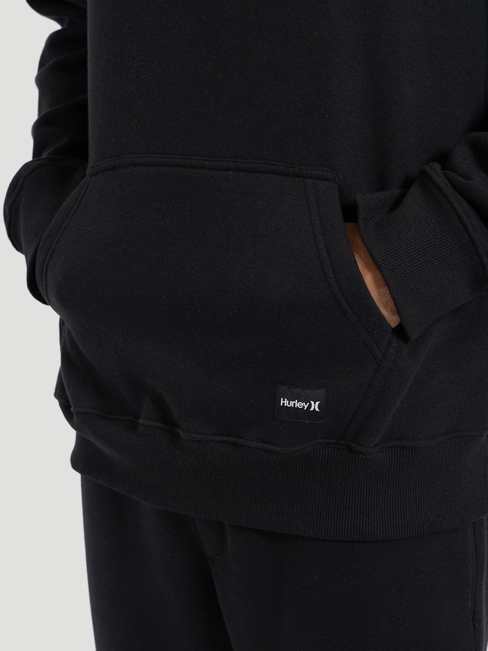 Moletom Canguru Hurley x Shibuya Signature Block Party Preto