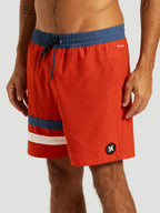 SHORT HURLEY PHANTOM VERMELHO 17 ECO BLOCK PARTY