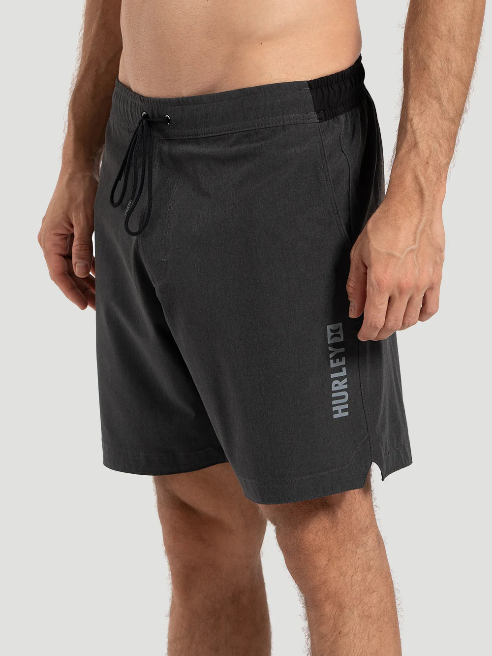 Shorts Hurley Speed 17" Mescla Preto