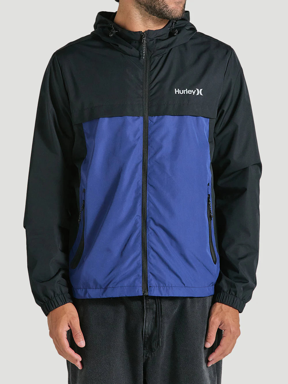 Jaqueta Corta Vento Azul Marinho Hurley Range