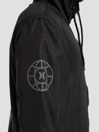 Jaqueta Windbreaker Hurley x Shibuya Signature Stripe Preto