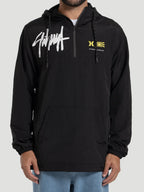 Jaqueta Windbreaker Anorak Hurley x Shibuya Signature Preta