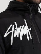 Jaqueta Windbreaker Anorak Hurley x Shibuya Signature Preta