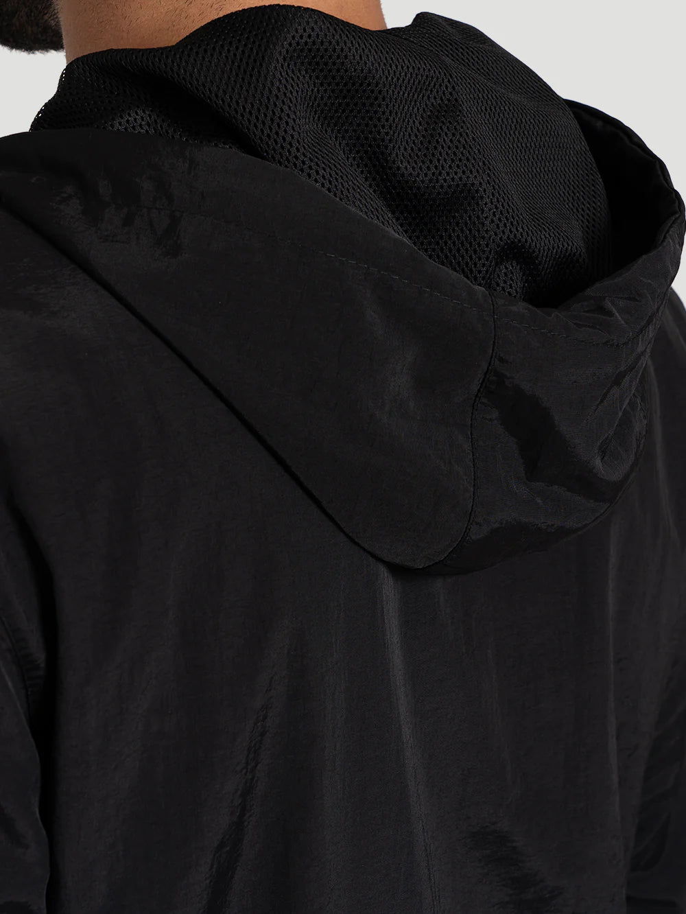Jaqueta Windbreaker Anorak Hurley x Shibuya Signature Preta