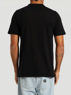 Camiseta Manga Curta Preto Marinho Hurley Flame