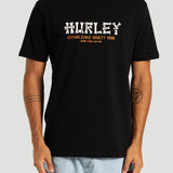 Camiseta Manga Curta Preta Hurley Bones