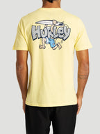 Camiseta Manga Curta Amarelo Hurley Crazy Boy